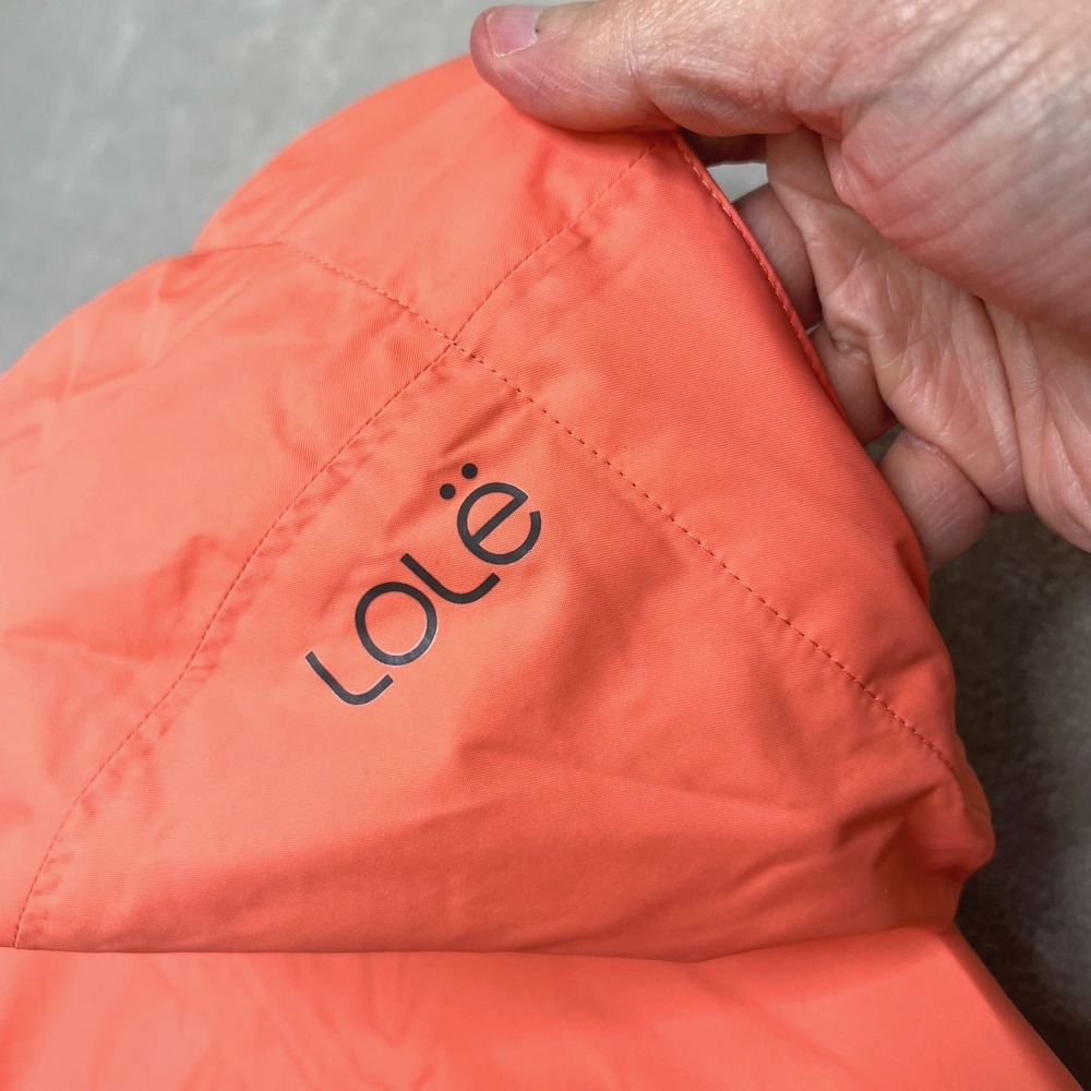 LOLE CUMULUS Hooded Rain Jacket Womens sz M Salmon - Picture 4 of 9
